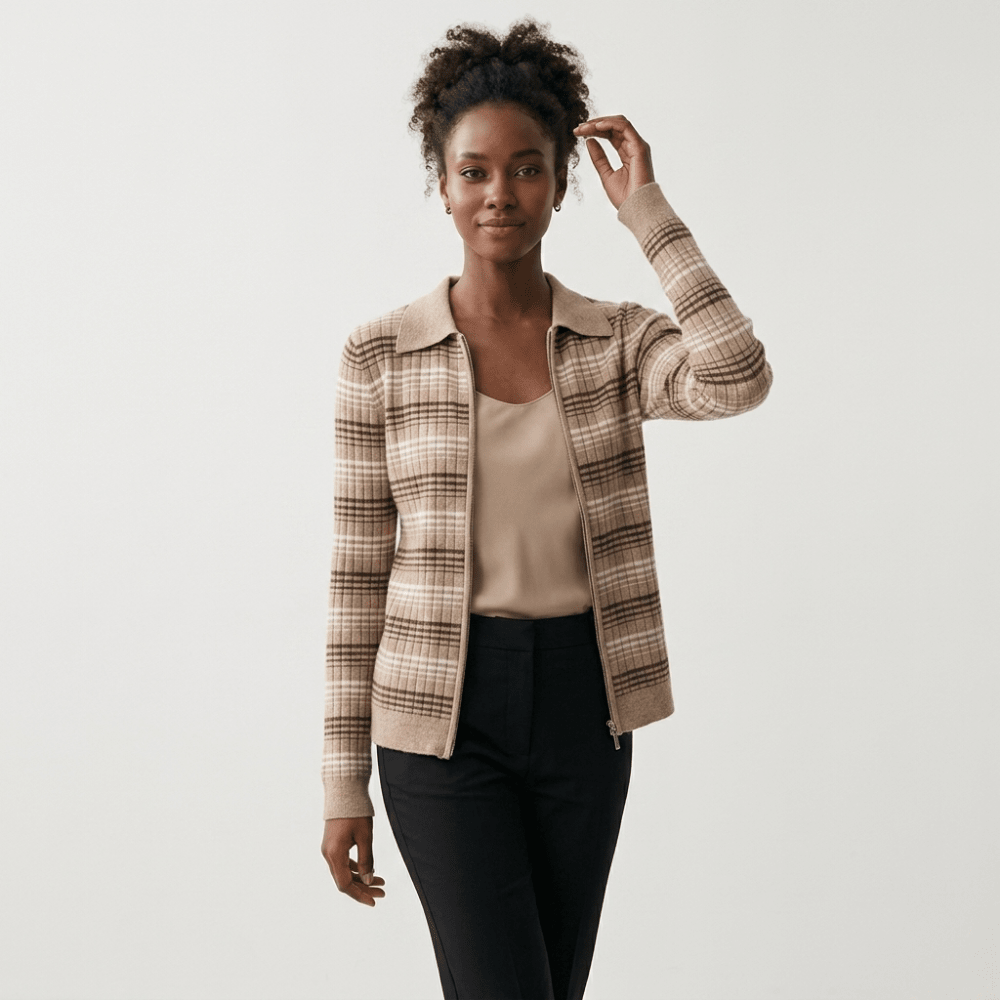 Hearthline – Cashmere Wool Cardigan - Hilltop Nord