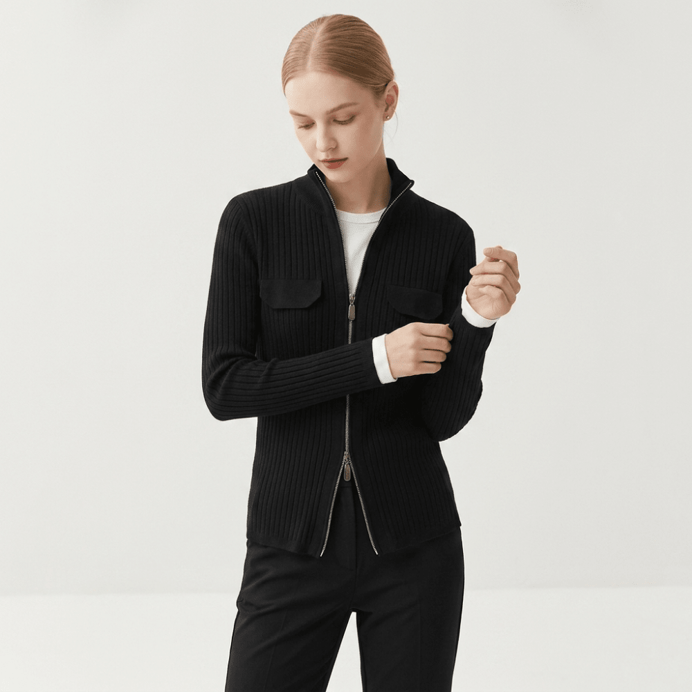 Calista – Cashmere Wool Cardigan - Hilltop Nord