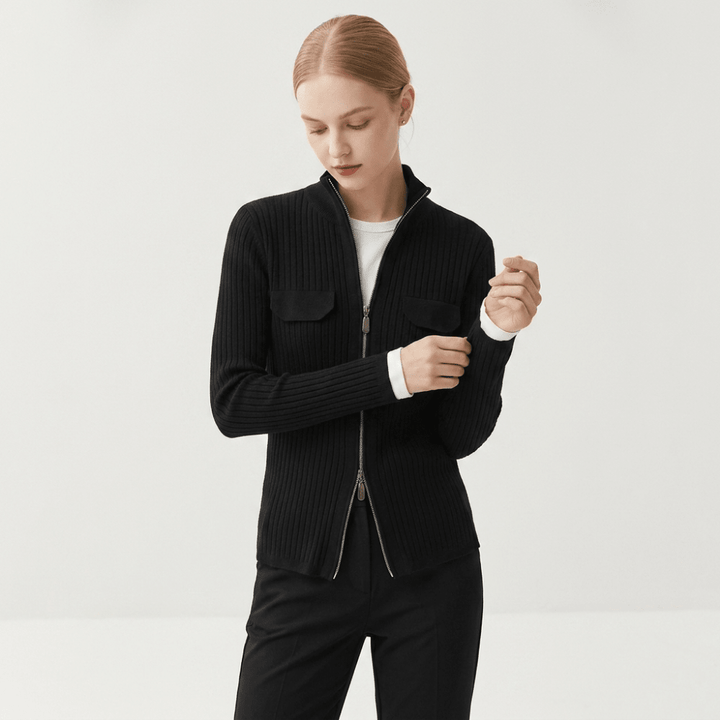 Calista – Cashmere Wool Cardigan - Hilltop Nord