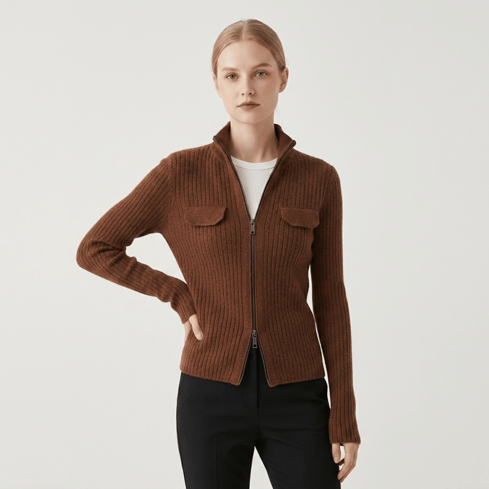 Calista – Cashmere Wool Cardigan - Hilltop Nord