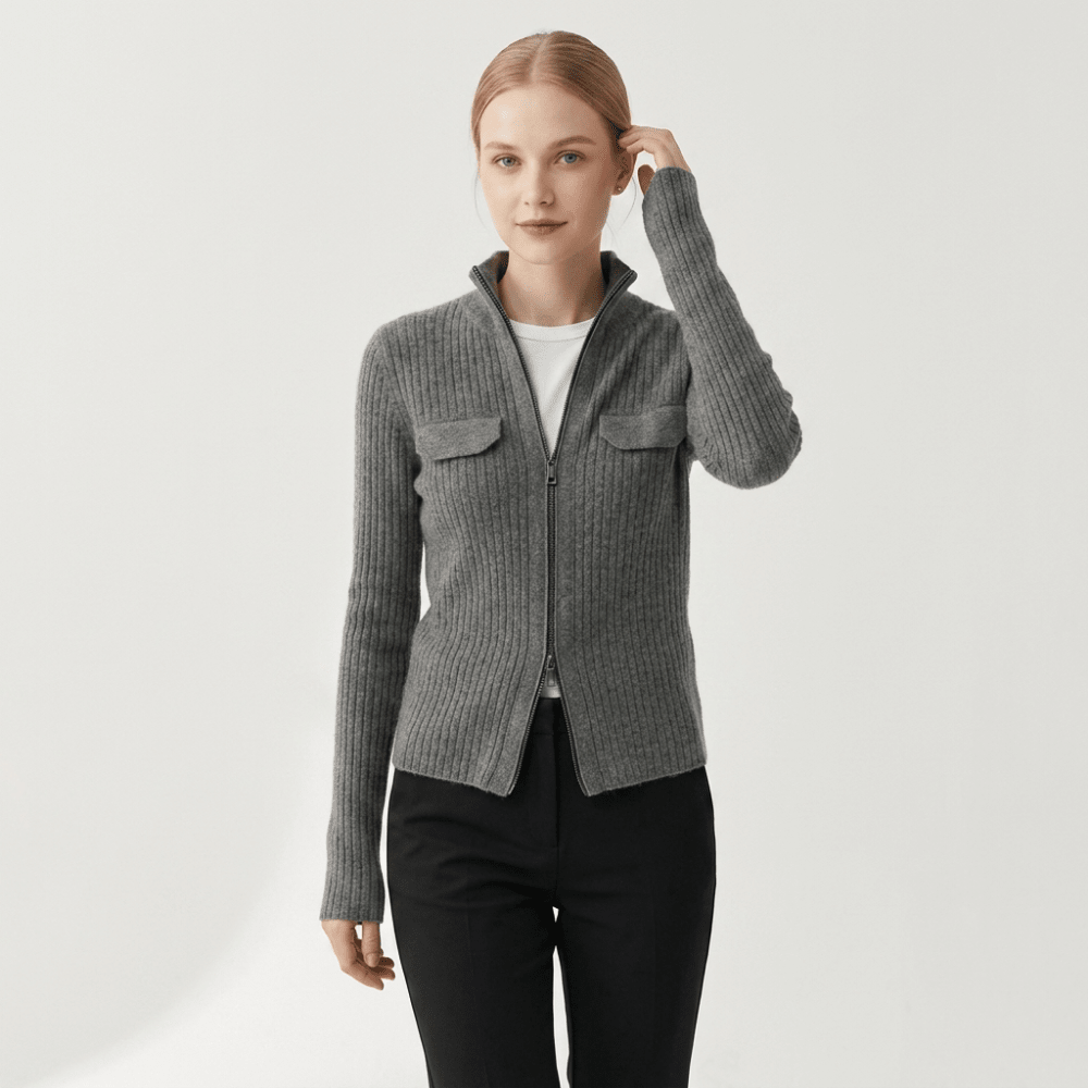 Calista – Cashmere Wool Cardigan - Hilltop Nord