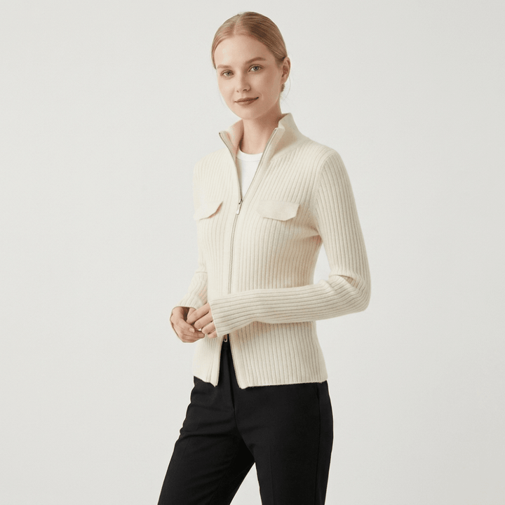 Calista – Cashmere Wool Cardigan - Hilltop Nord