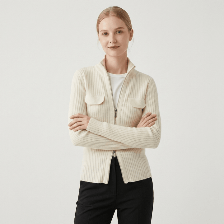 Calista – Cashmere Wool Cardigan - Hilltop Nord