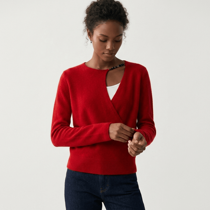 Sylvana – Cashmere Wool Sweater - Hilltop Nord