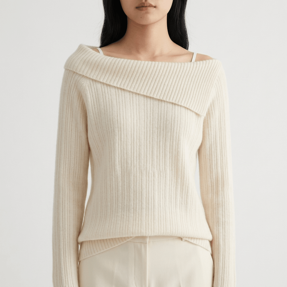 Thalia – Cashmere Wool Sweater - Hilltop Nord