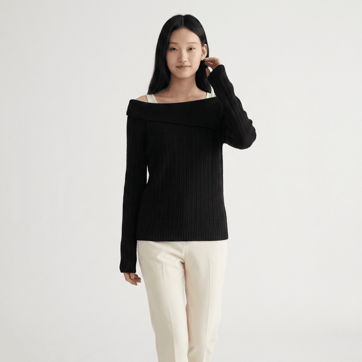 Thalia – Cashmere Wool Sweater - Hilltop Nord