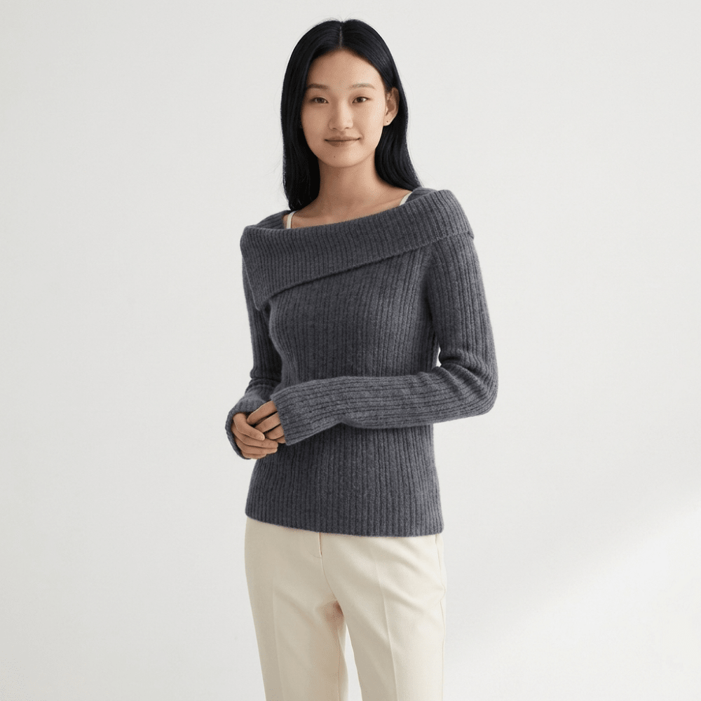 Thalia – Cashmere Wool Sweater - Hilltop Nord