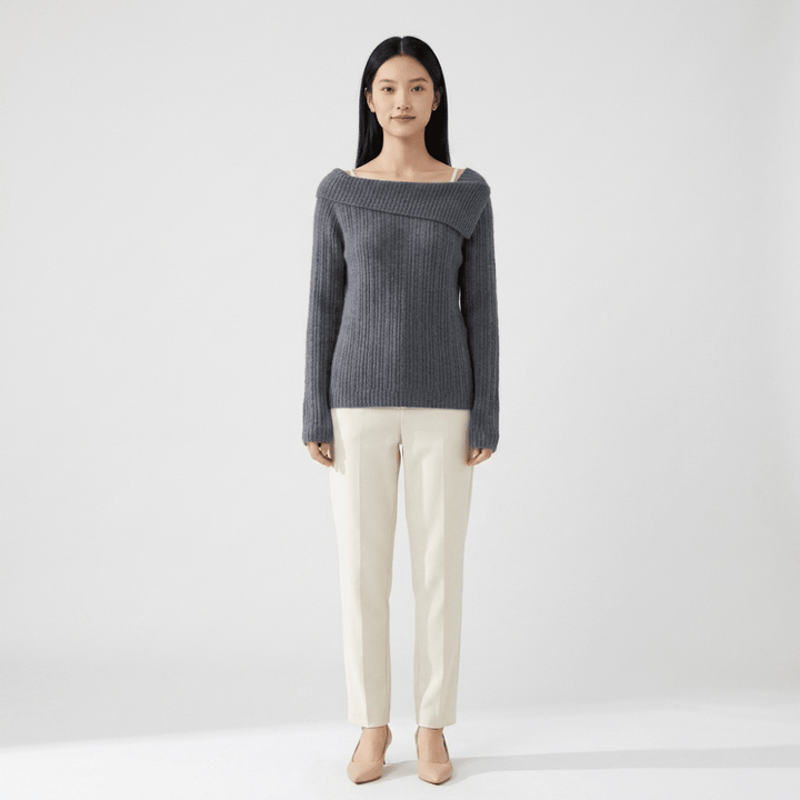 Thalia – Cashmere Wool Sweater - Hilltop Nord
