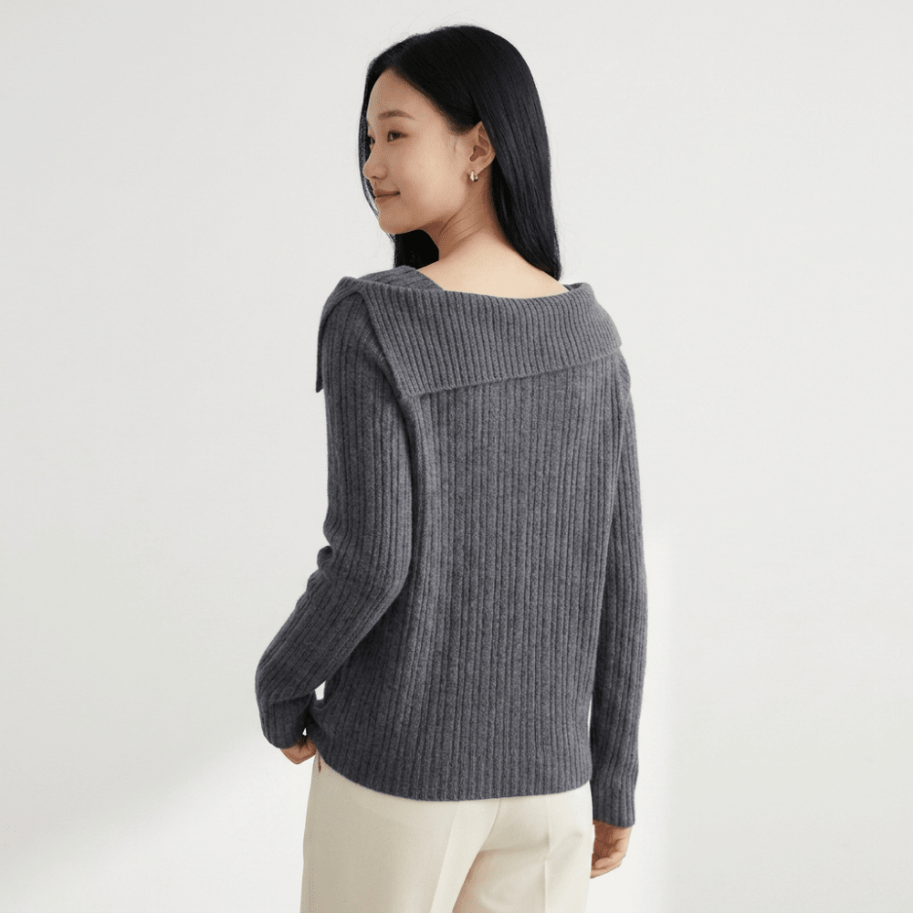 Thalia – Cashmere Wool Sweater - Hilltop Nord