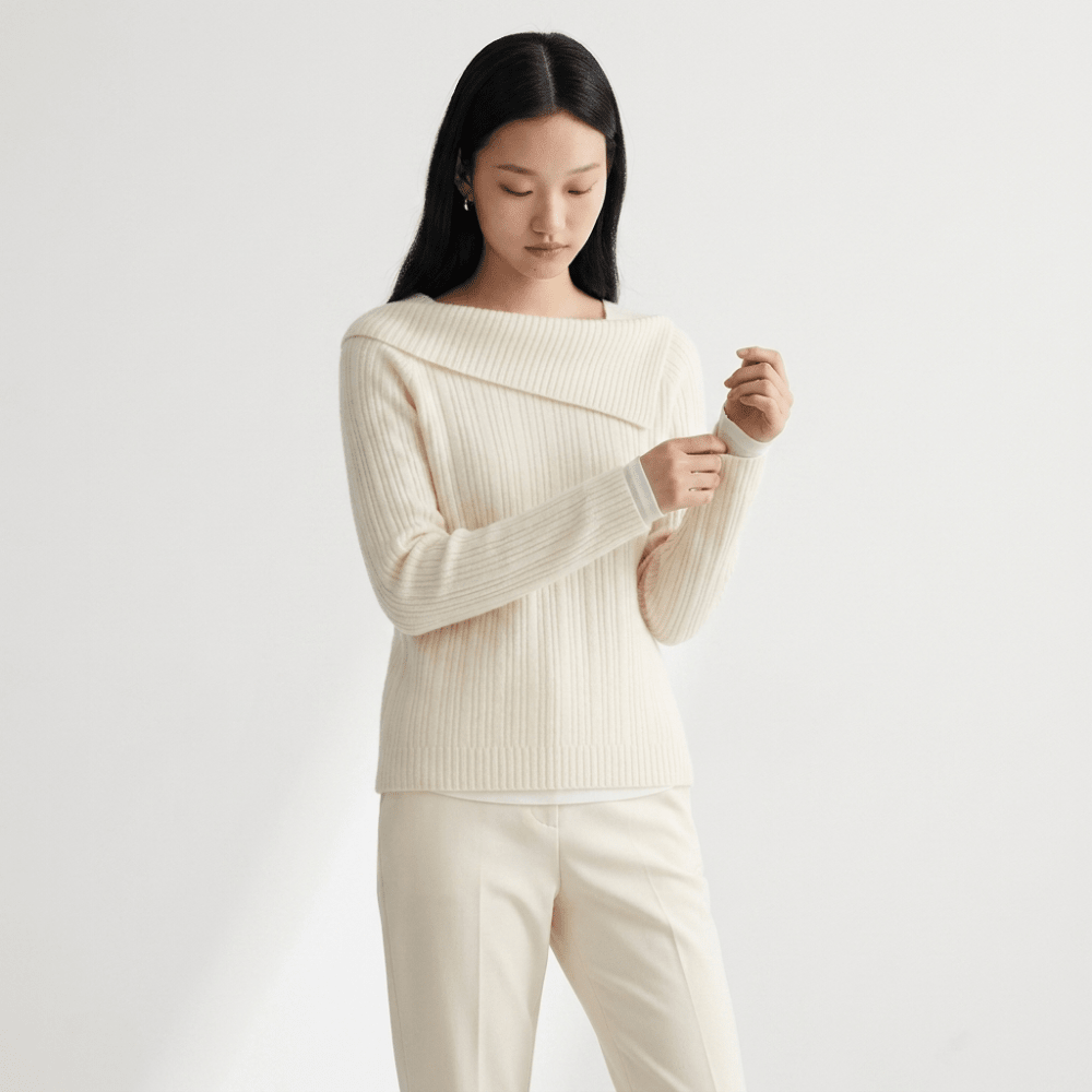 Thalia – Cashmere Wool Sweater - Hilltop Nord