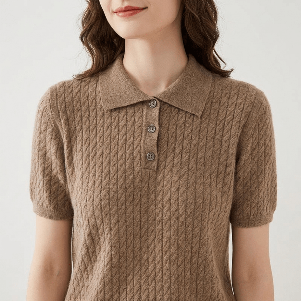 Driftknot – Cashmere Wool Polo - Hilltop Nord