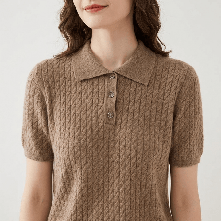 Driftknot – Cashmere Wool Polo - Hilltop Nord