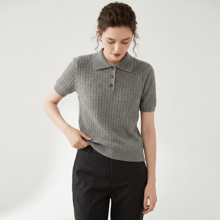 Driftknot – Cashmere Wool Polo - Hilltop Nord