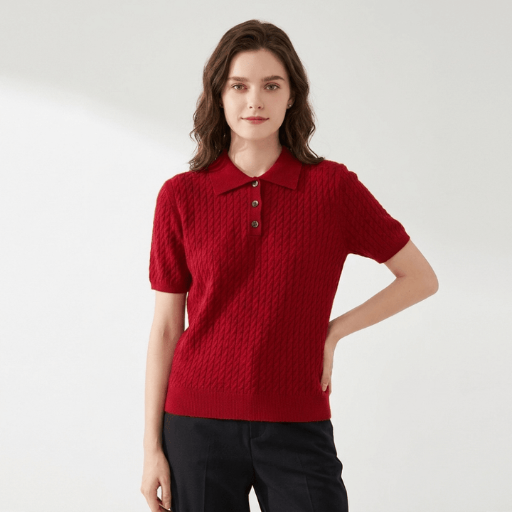 Driftknot – Cashmere Wool Polo - Hilltop Nord