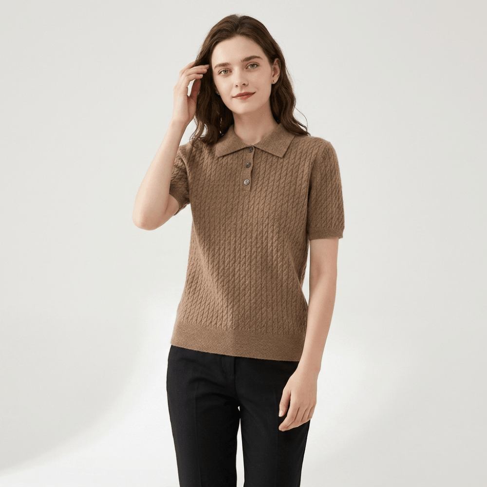 Driftknot – Cashmere Wool Polo - Hilltop Nord