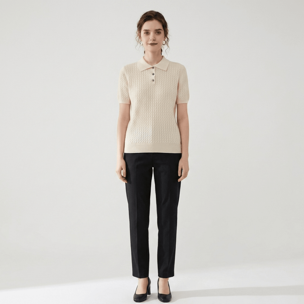 Driftknot – Cashmere Wool Polo - Hilltop Nord