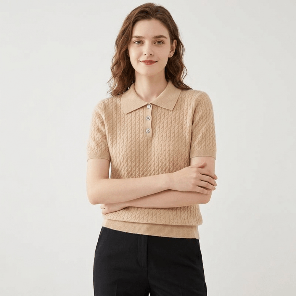 Driftknot – Cashmere Wool Polo - Hilltop Nord
