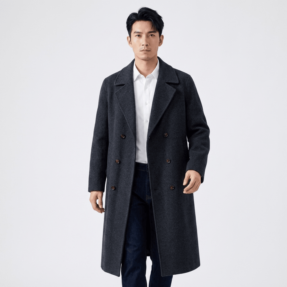 Slateforge – Cashmere Wool Overcoat - Hilltop Nord