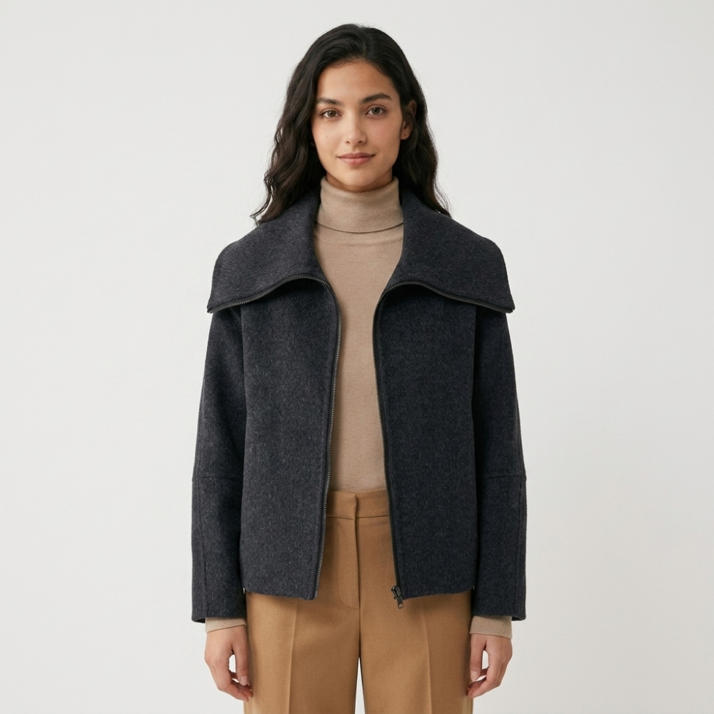 Hallowood – Cashmere Wool Jacket — Black