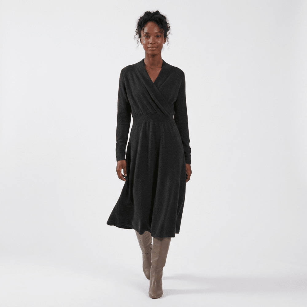 Softwrap – Cashmere Dress - Hilltop Nord