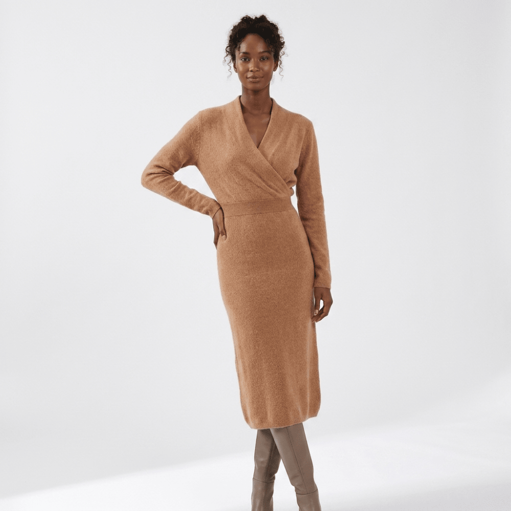 Softwrap – Cashmere Dress - Hilltop Nord