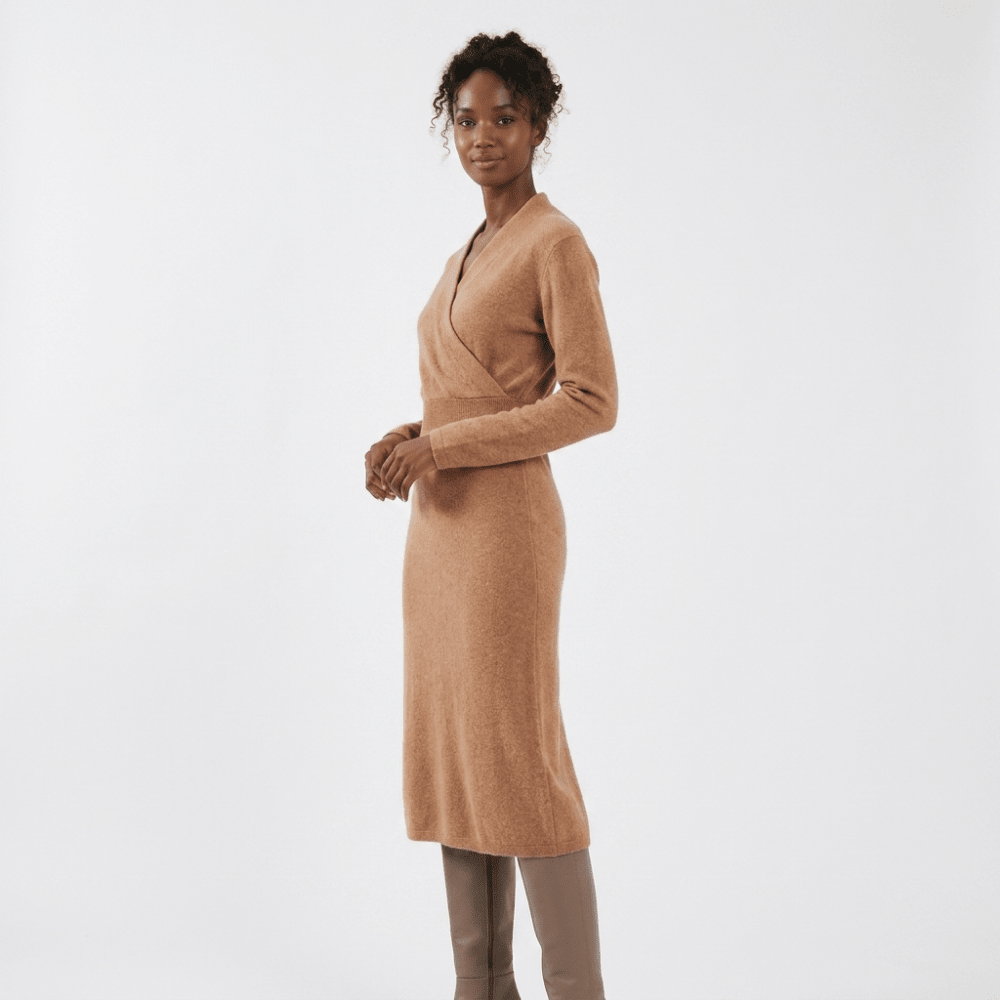 Softwrap – Cashmere Dress - Hilltop Nord