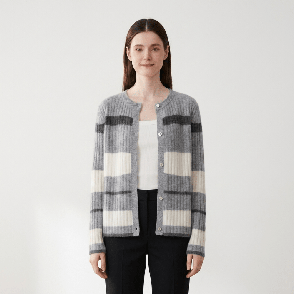 Blushline – Cashmere Cardigan - Hilltop Nord