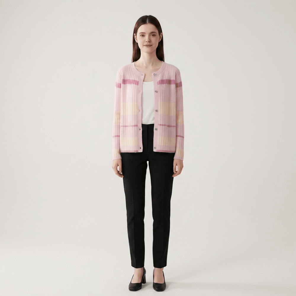 Blushline – Cashmere Cardigan - Hilltop Nord