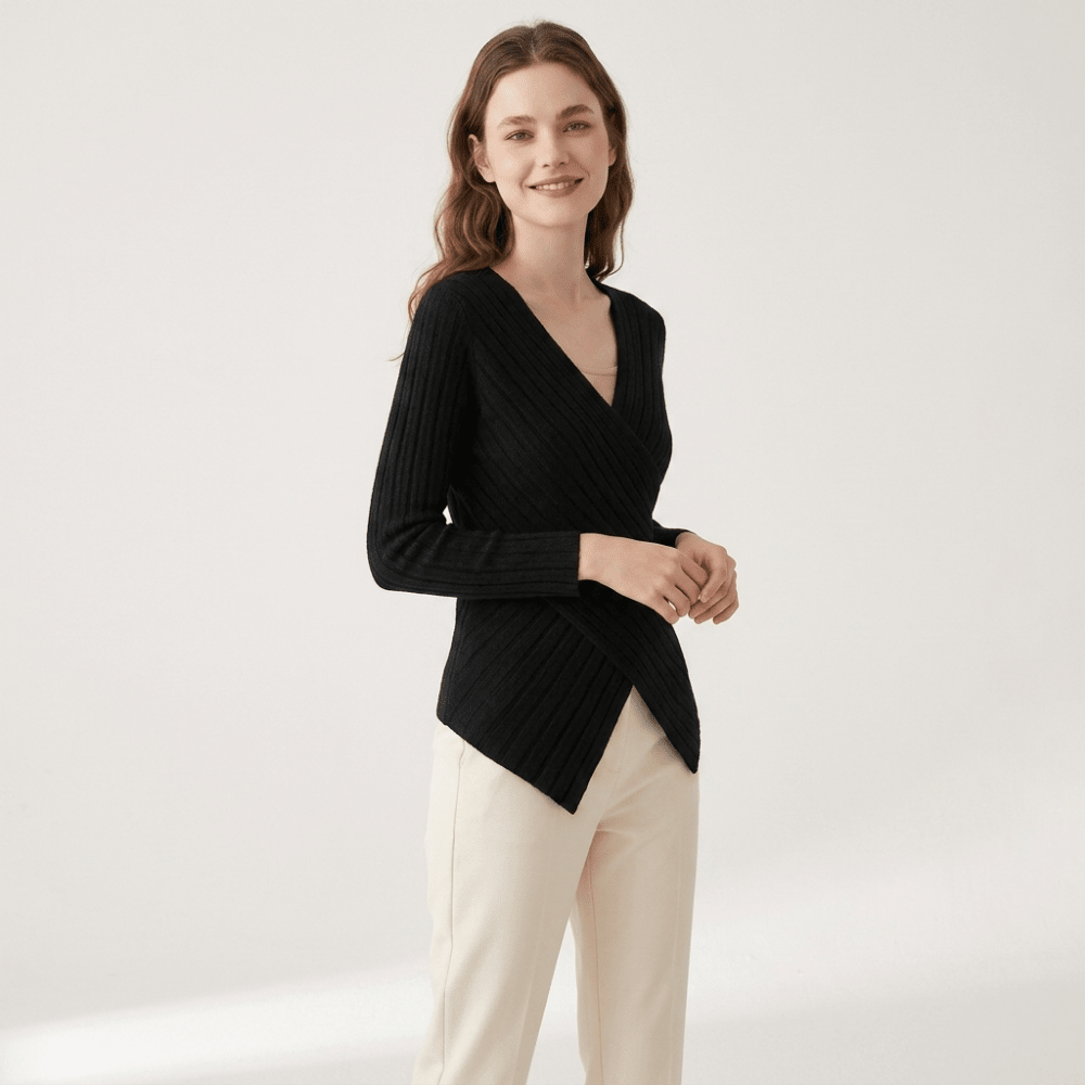 Crossveil – Cashmere Wool Top - Hilltop Nord