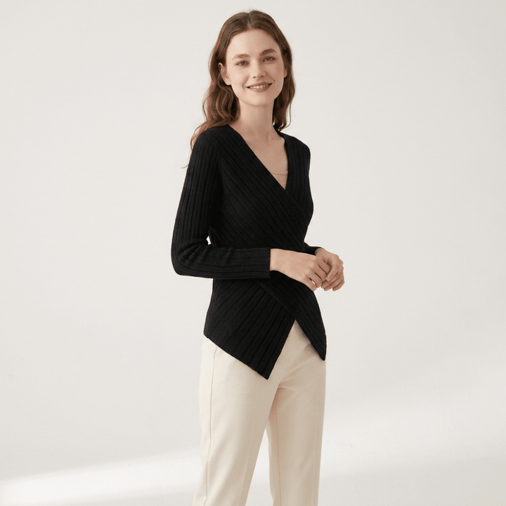 Crossveil – Cashmere Wool Top - Hilltop Nord