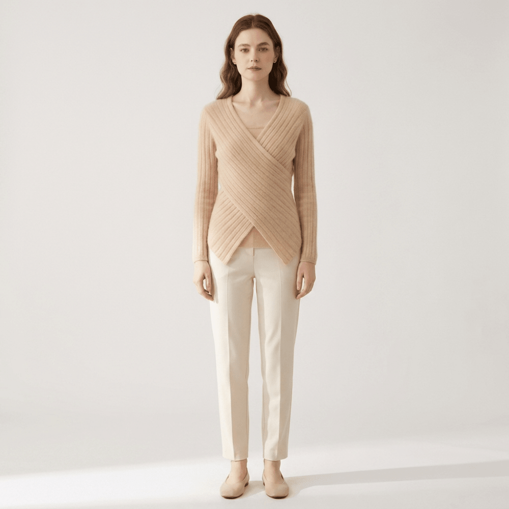 Crossveil – Cashmere Wool Top - Hilltop Nord