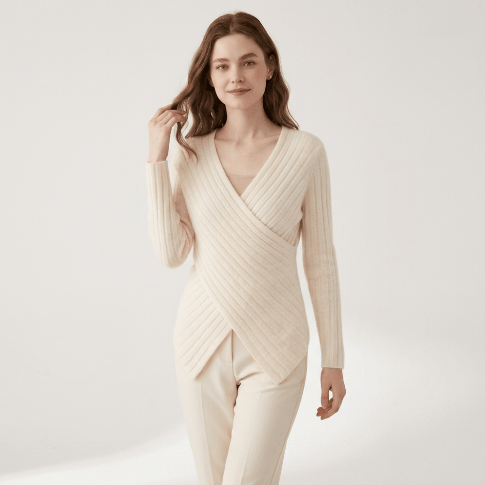 Crossveil – Cashmere Wool Top - Hilltop Nord