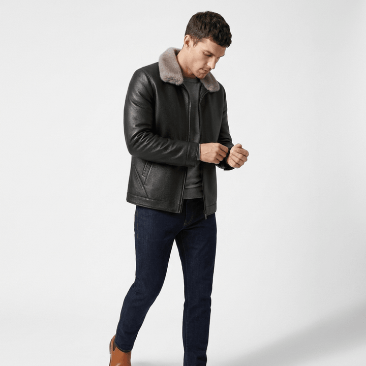 Ridgeforge – Leather Jacket - Hilltop Nord