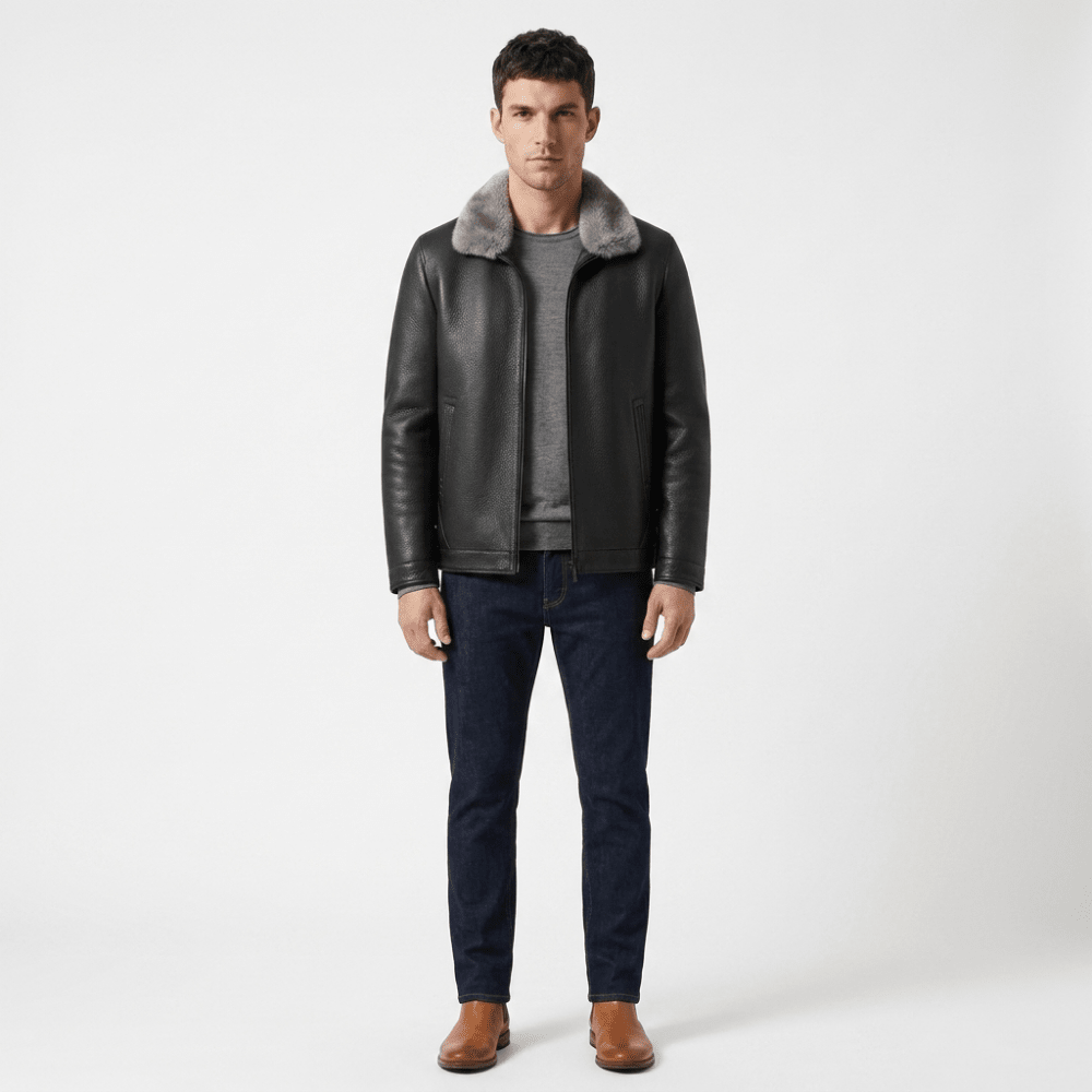 Ridgeforge – Leather Jacket - Hilltop Nord