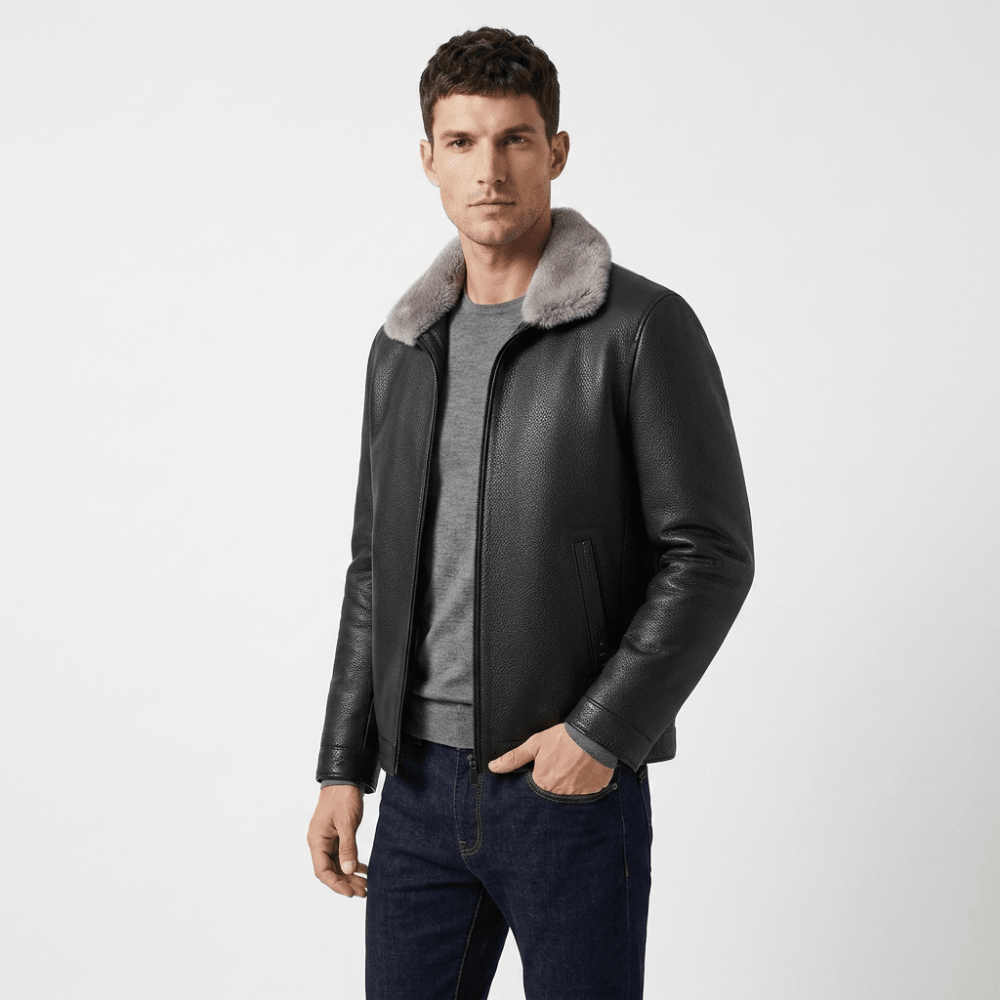Ridgeforge – Leather Jacket - Hilltop Nord