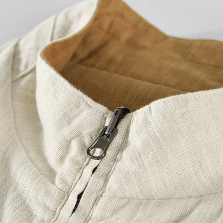 Westcliff – Linen Zip Up Jacket