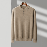 Orion – Cashmere Wool Knit Polo - Hilltop Nord