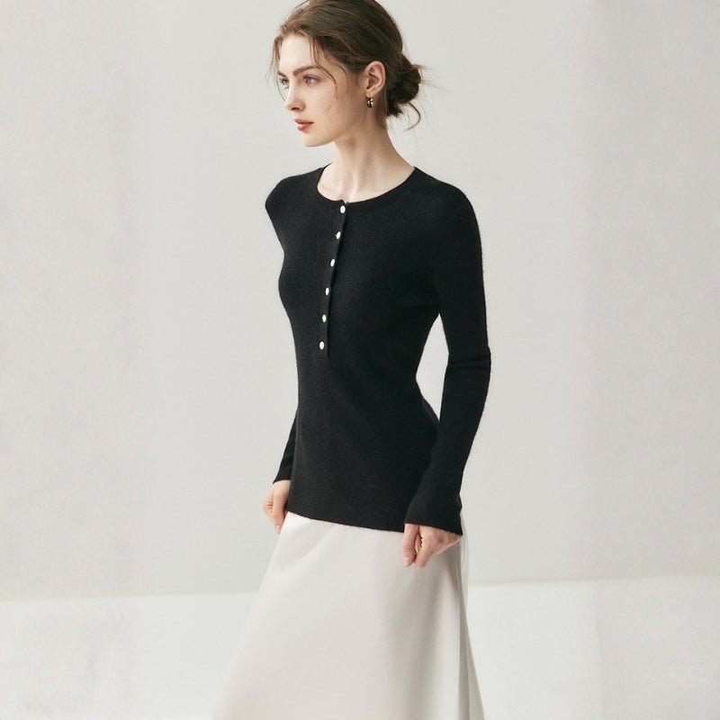 Crosshaven – Cashmere Wool Sweater - Hilltop Nord