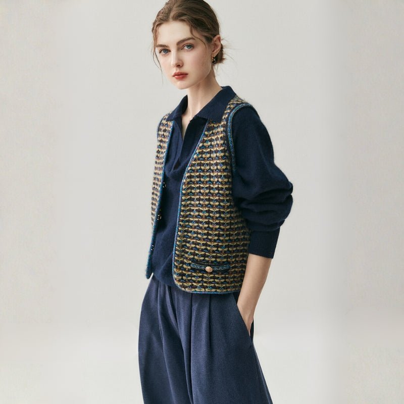 Rootstitch – Cashmere Wool Vest - Hilltop Nord