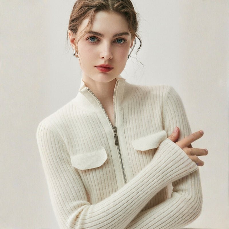 Calista – Cashmere Wool Cardigan - Hilltop Nord