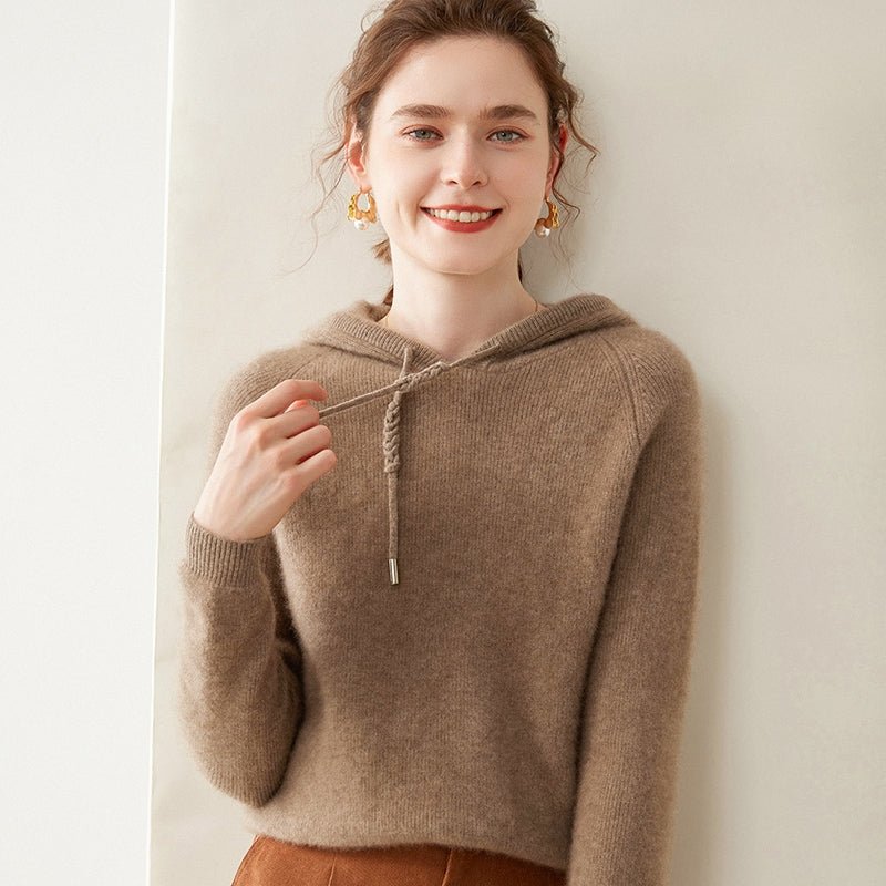 Fiora – Cashmere Hoodie - Hilltop Nord