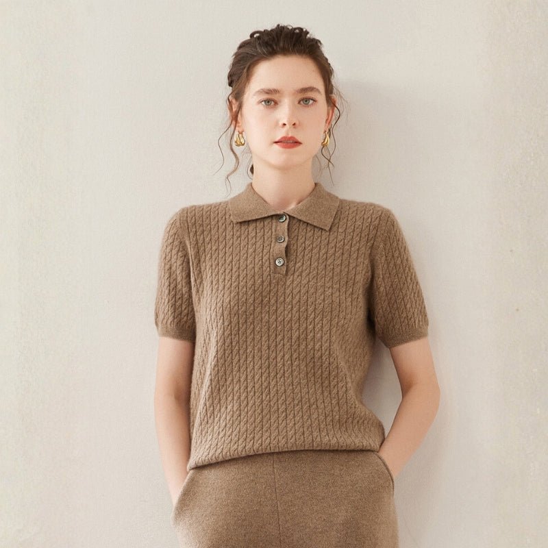 Driftknot – Cashmere Wool Polo - Hilltop Nord