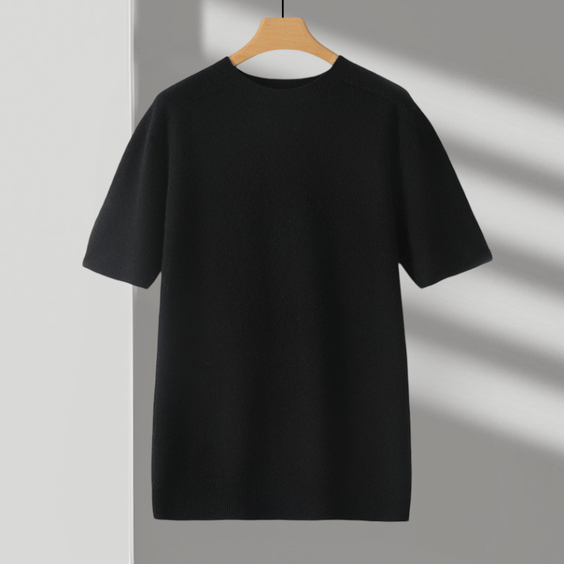 Milo – Wool Knit T-Shirt - Hilltop Nord