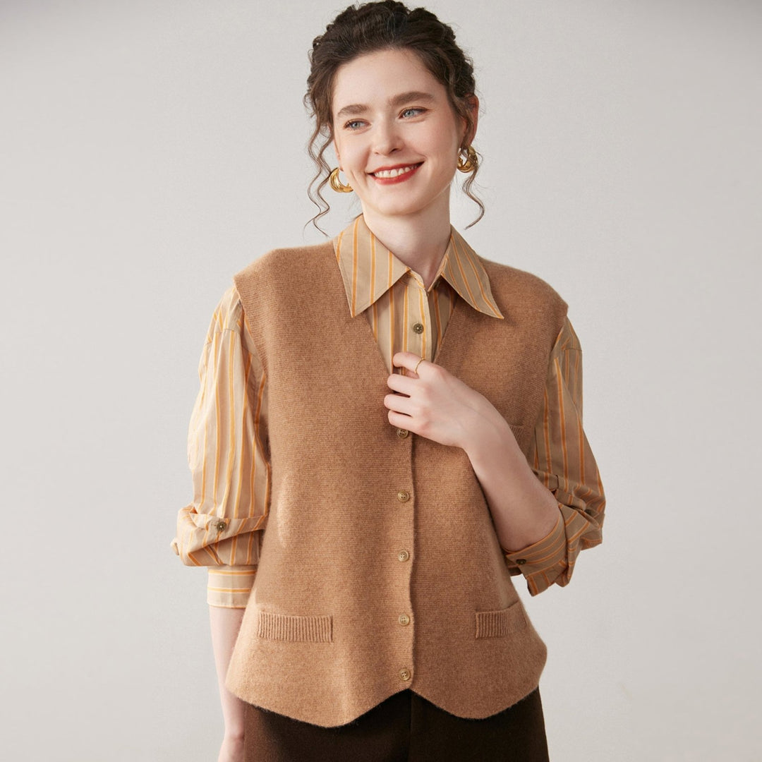 Quillhaven – Cashmere Wool Vest - Hilltop Nord