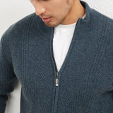 Skyward – Cashmere Zip - Up Sweater - Hilltop Nord