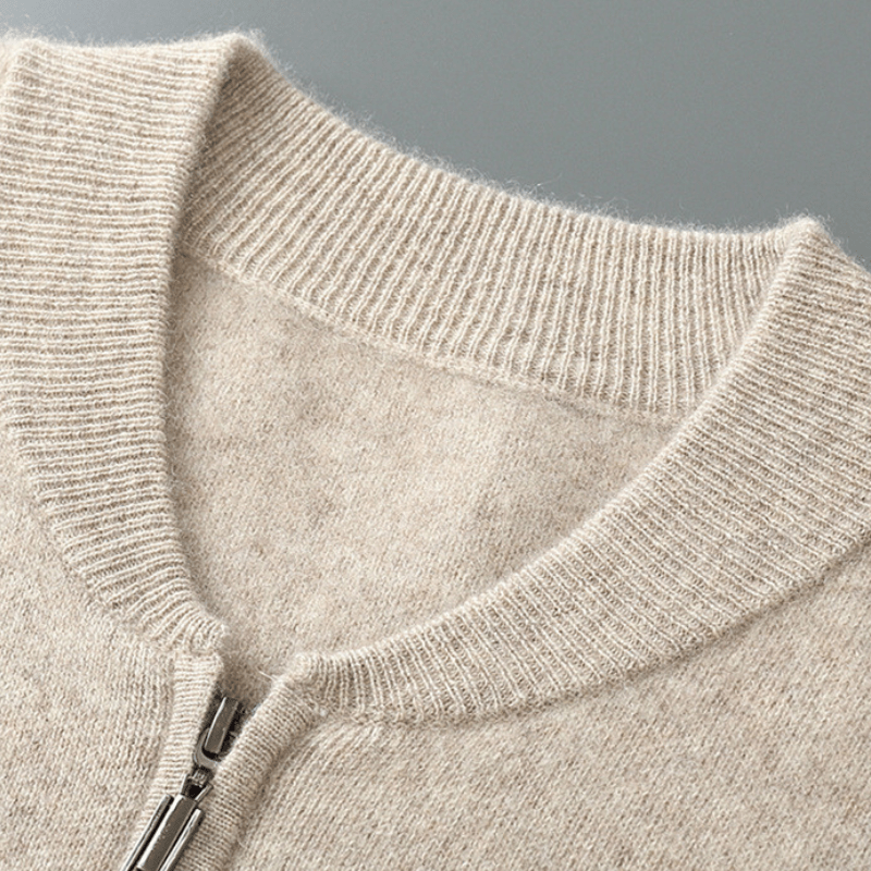 Fairmont - Wool Zip Cardigan - Hilltop Nord