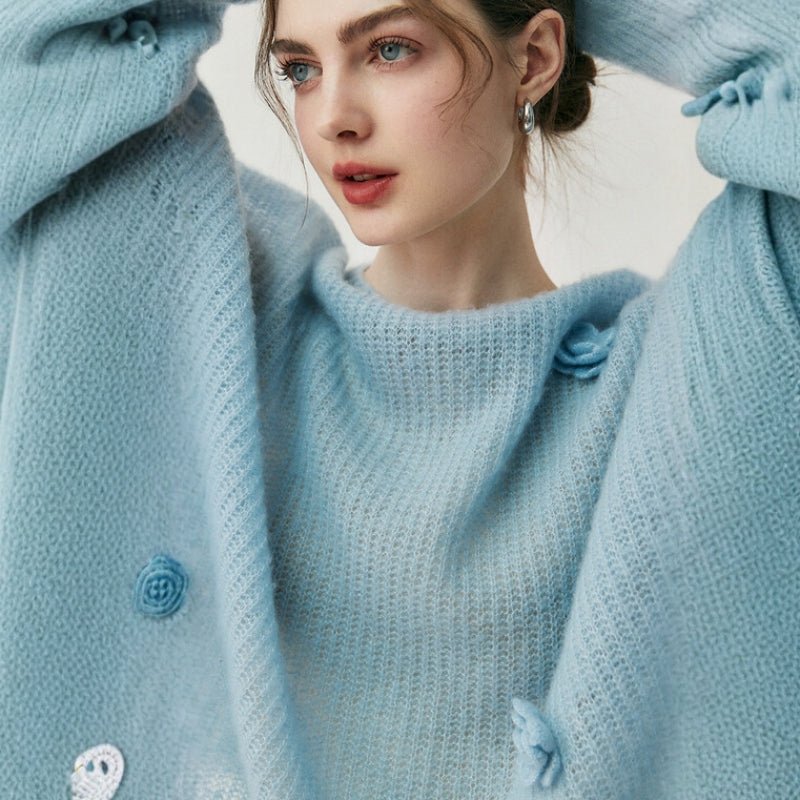 Frostpetal – Cashmere Wool Sweater - Hilltop Nord