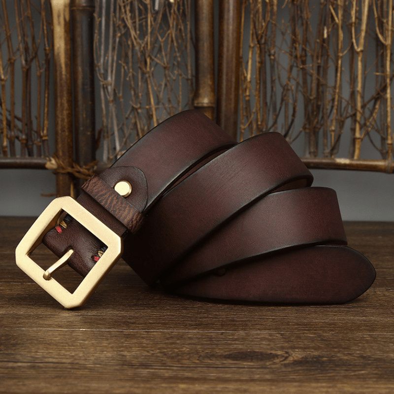 Granite Forge – Full - Grain Leather Belt - Hilltop Nord