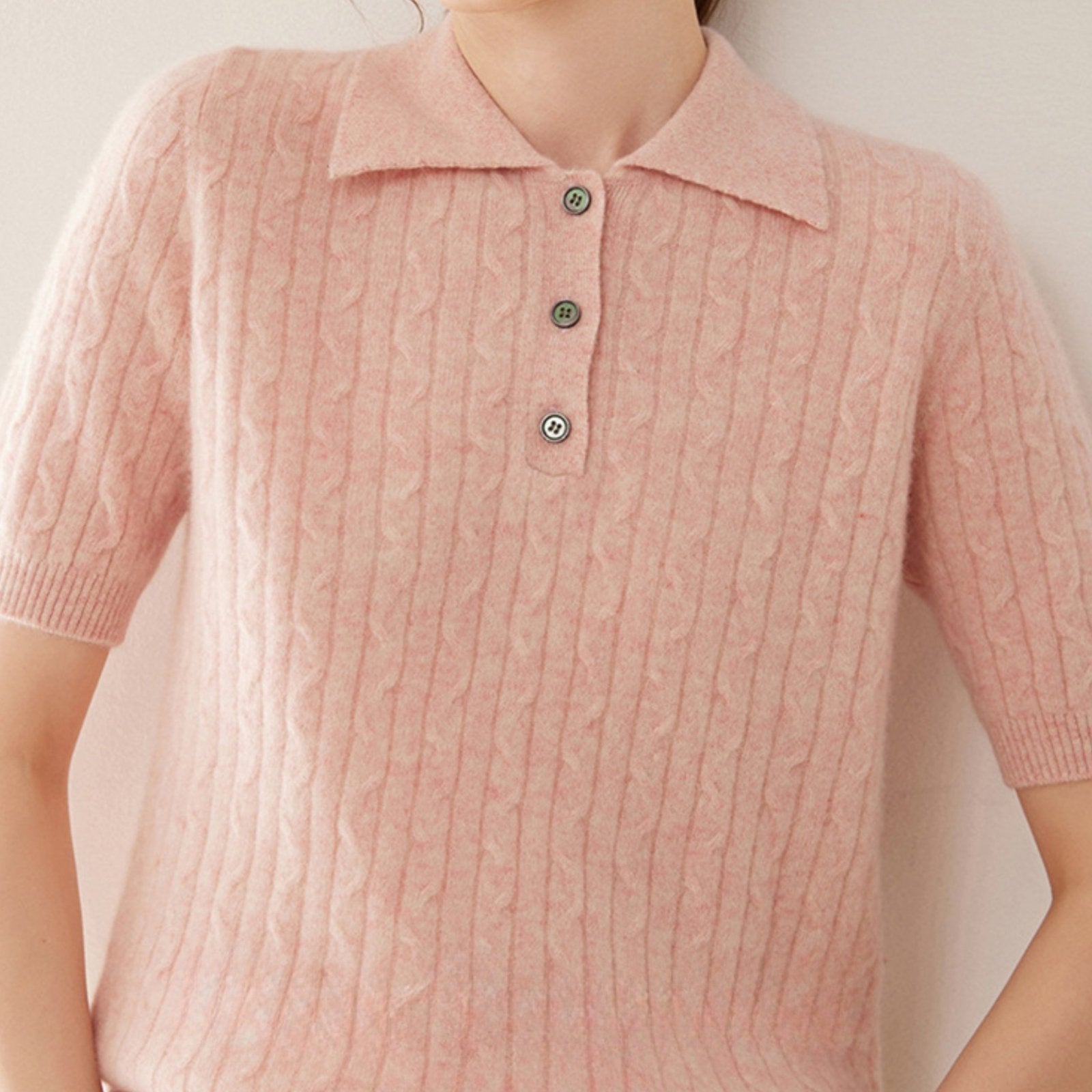 Solstice – Cashmere Wool Polo - Hilltop Nord