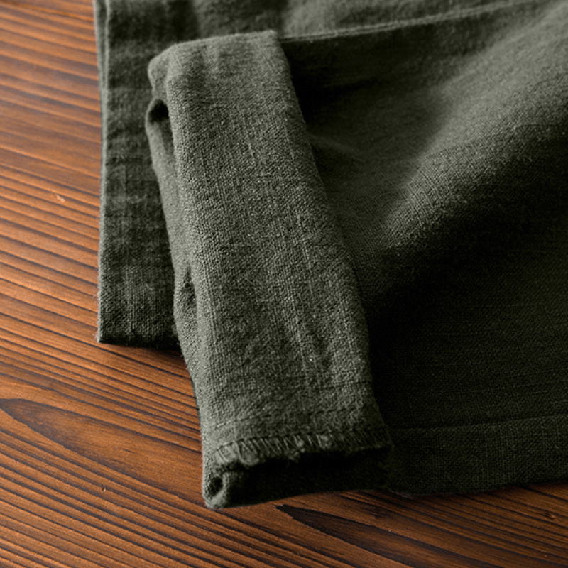 Rivo – Ramie Cropped Pants - Hilltop Nord